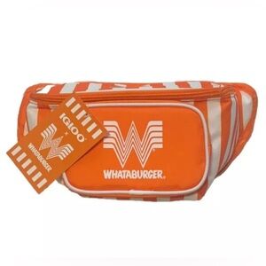 WHATABURGER Insulation Belt Bag Fanny Pack Cooler Bag 3-Can Capacity New
